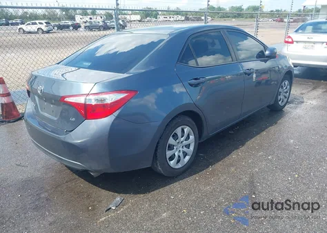 2015 Toyota Corolla Le z USA, uszkodzony, nr VIN 2T1BURHE5FC322794